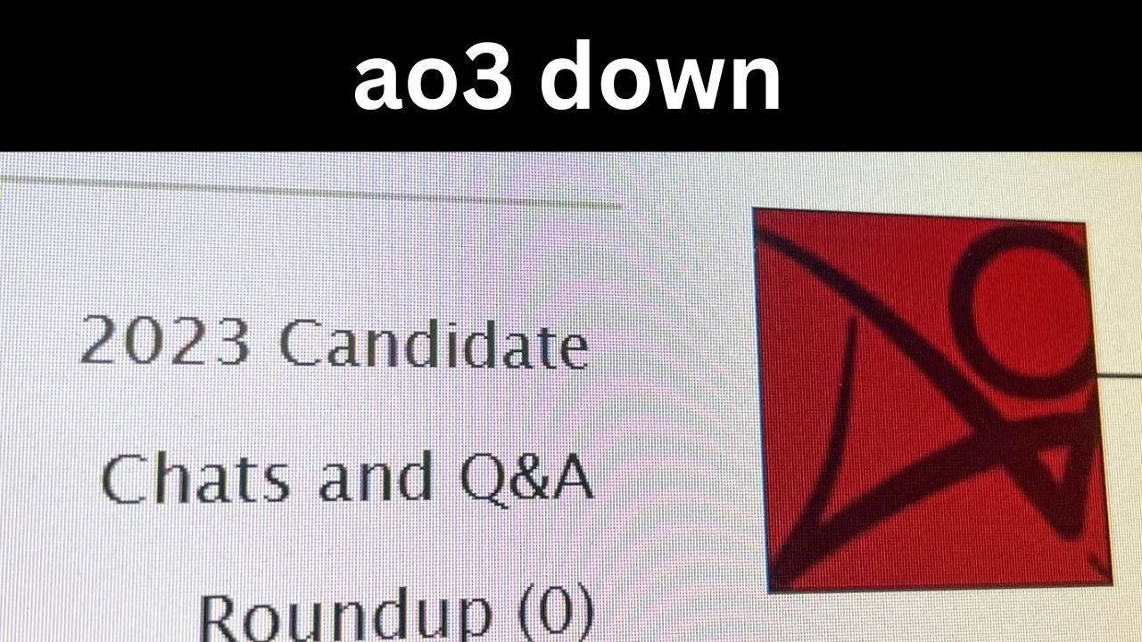 AO3 Down: Understanding problems and finding solutions