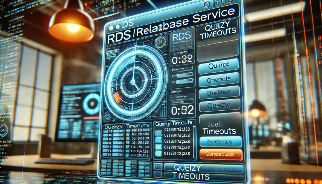 how to set query timeouts to prevent stuck queries rds