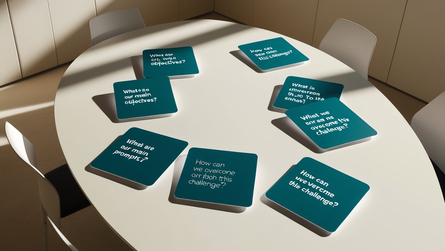 motion activated cards for facilitation