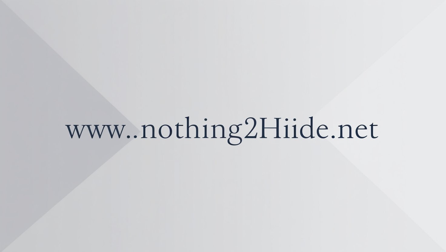 www .nothing2hide .net