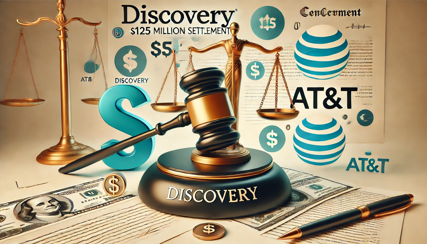 discovery settles lawsuit against at&t with $125m settlement