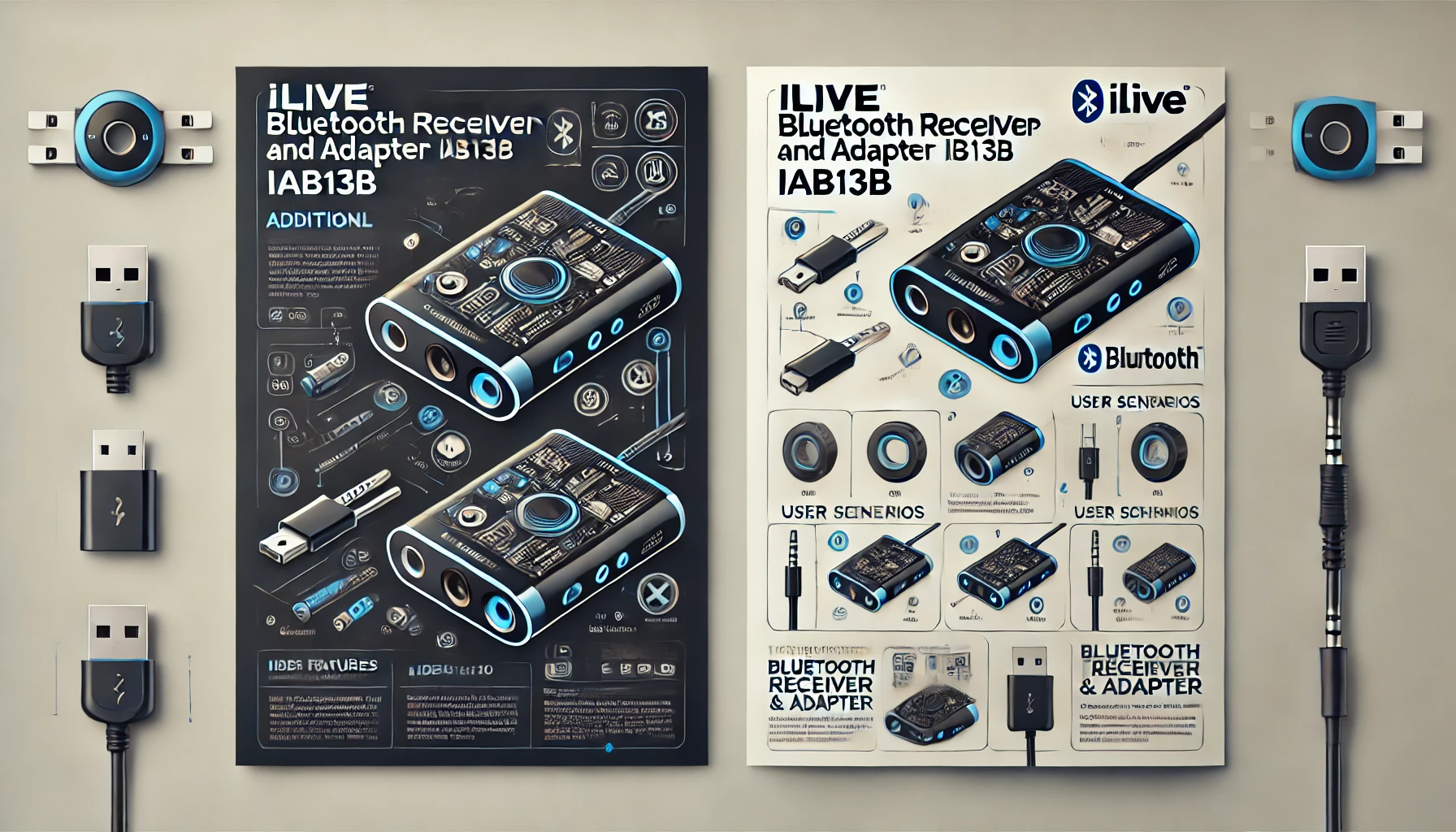 ilive bluetooth receiver and adapter iab13b manual pdf