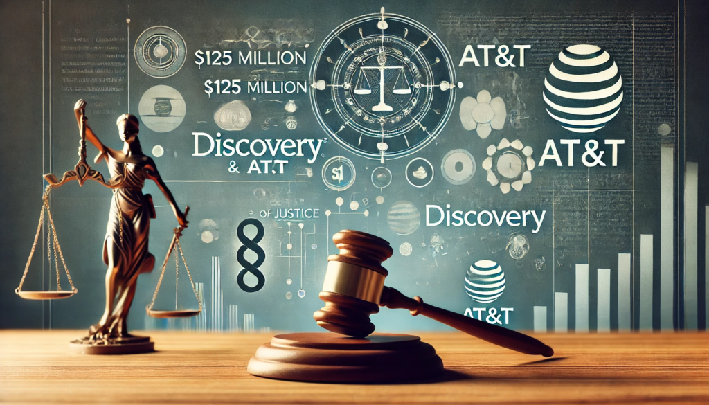 discovery settles lawsuit against at&t with $125m settlement
